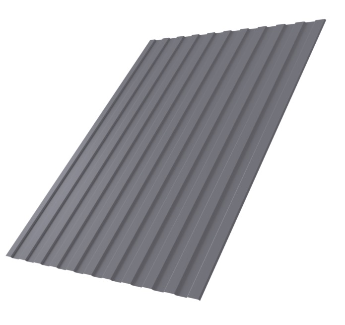 Профлист С-8 Серый(7004) 2,0х1,2х0,4мм